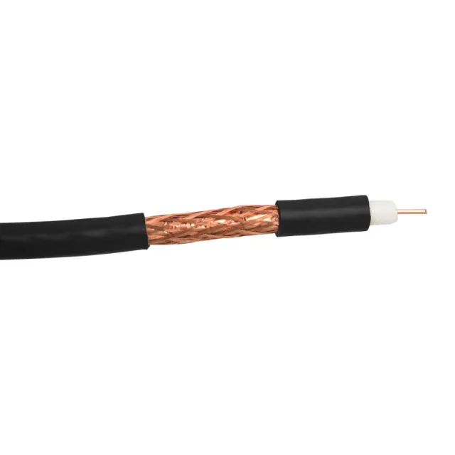 Simply45 SCP100-LSZH-BK koaksialkabel 250m sort 75 ohm