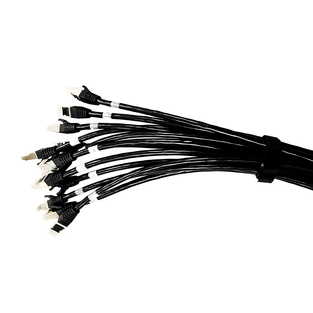 Simply45 C6PCSH-0.5M-BK12 patchkabel Cat6 sort 12 stk