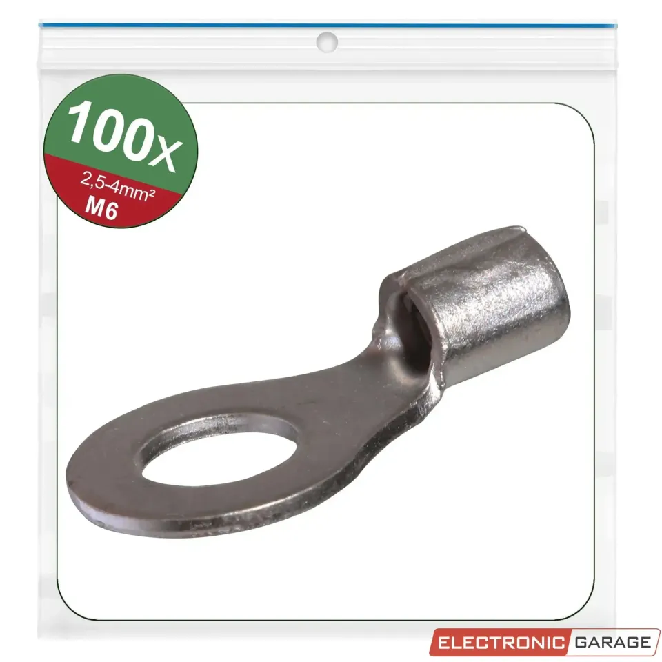 Electronic Garage ringkabelsko uisoleret M6 2,5-4 mm² 100 stk