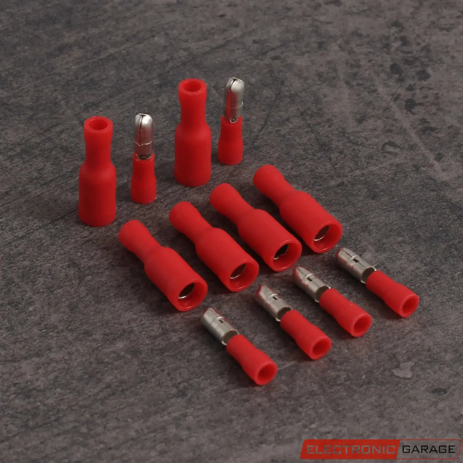 Electronic Garage EG 23C490 rundstik rød 4 mm 100 stk