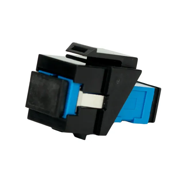 Simply45 SC/UPC fiber keystone singlemode blå simplex
