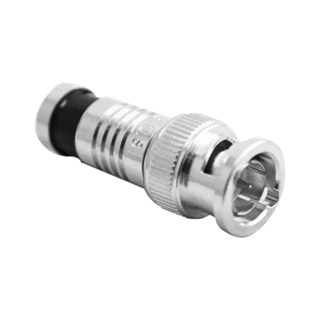 Simply45 925-6Q-N BNC stik RG6 Quad nikkel 10 stk