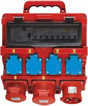 EL-Grossisten Byggepladscentral 32A tavle 400V HPFI