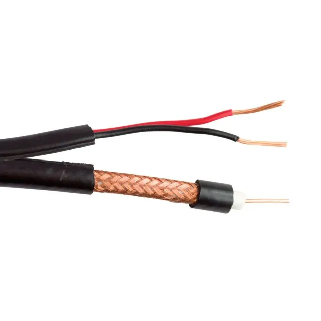 Simply45 RG6/U95-S-BK-500 koaksialkabel sort 152m