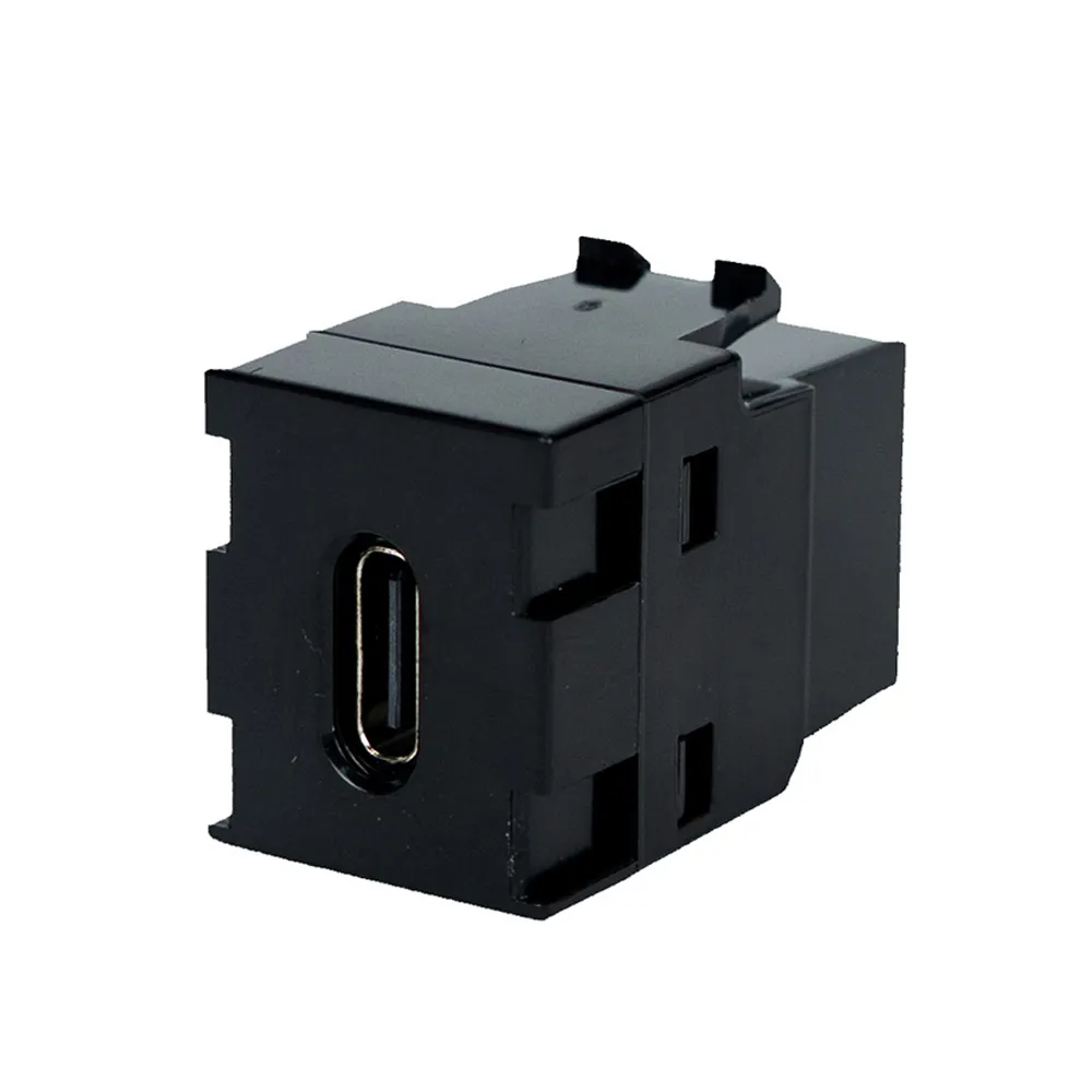 Simply45 USB-C keystone kobler USB 3.1 hun-hun sort