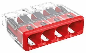 Wago 2773 koblingsklemme 4-pol 4 mm² 80 stk pakke