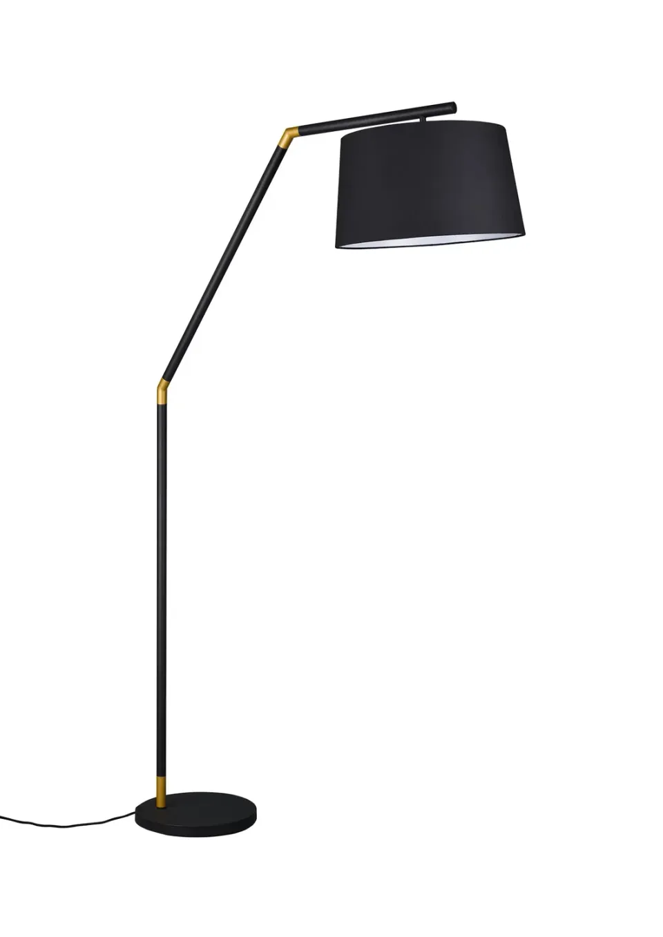Trio Tracy gulvlampe E27 mats sort metal