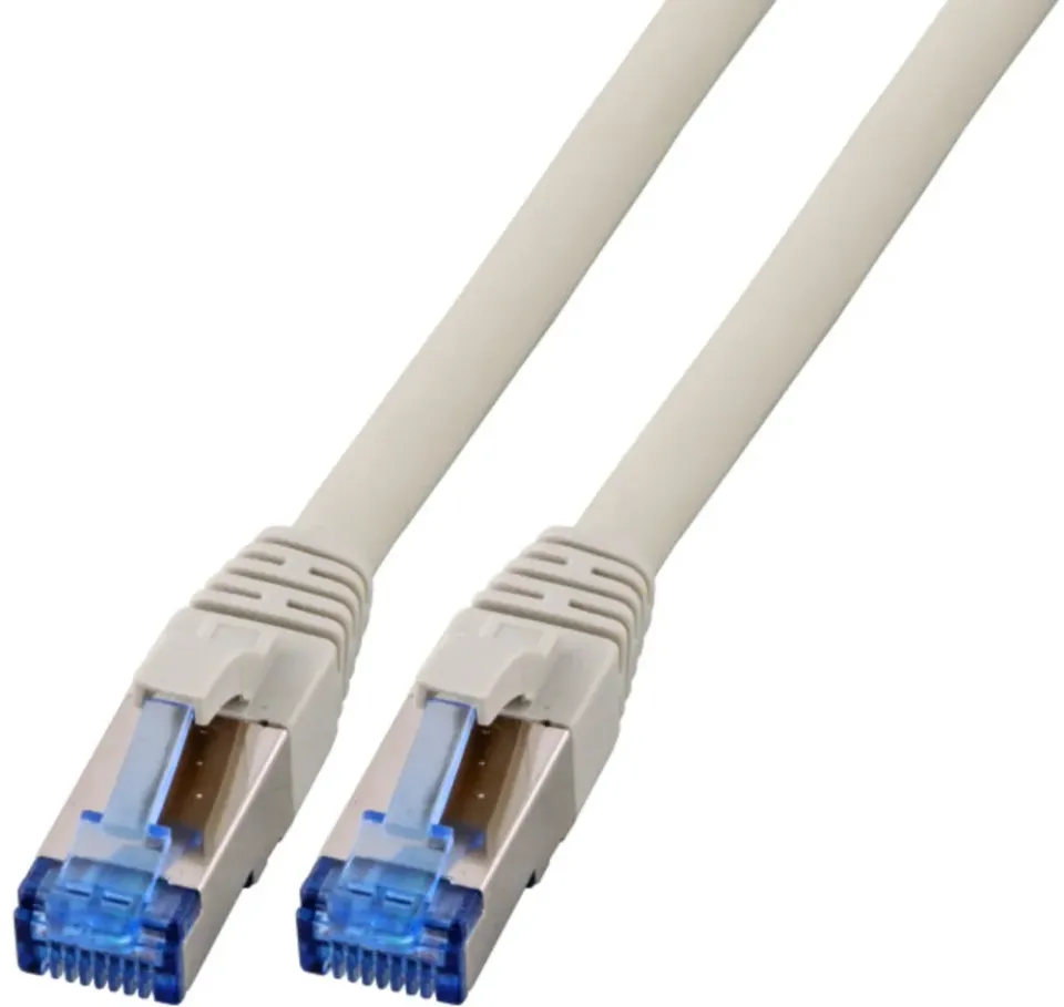 Patchkabel Kat6a S/FTP LSZH 0,25 m hvid