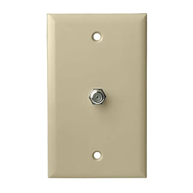Simply45 241-IV antenneudtag elfenben 10 stk F-type guld