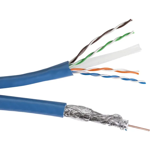 Simply45 HNC-15 kombinationskabel Cat6+RG6 305 m