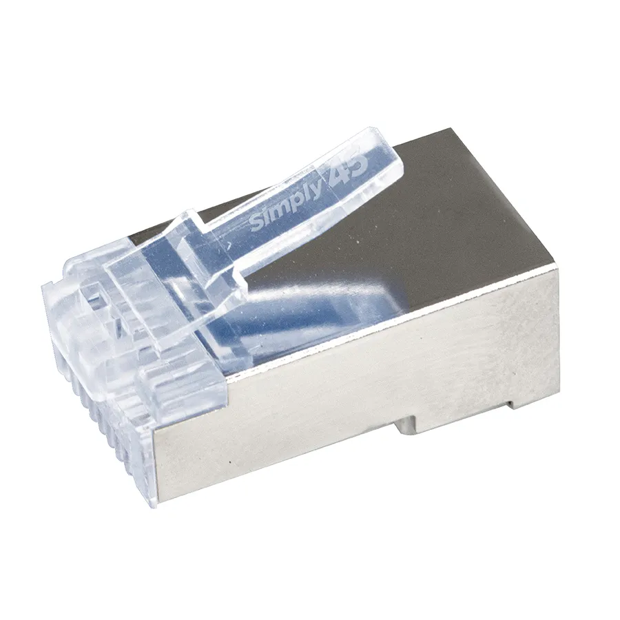 Simply45 S45-1050 RJ45 stik skærmet Cat5e 50 stk