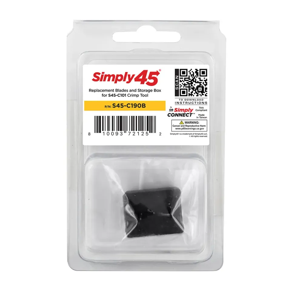 Simply45 S45-C101 S45-C100 klinger med boks