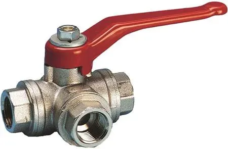 EL-Grossisten kuglehane 3-vejs 3/4" T-boret