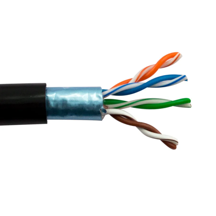 Simply45 CAT6ASH-ECO-LS-BK installationskabel sort 305 m