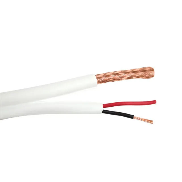 Simply45 RG59/U95-S-WT-5-RIB koaksialkabel hvid 500ft siamesisk