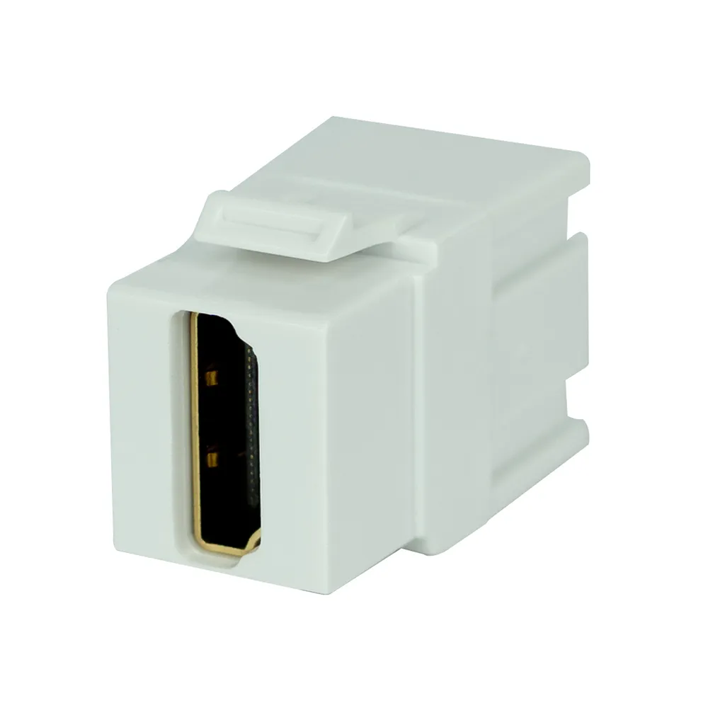 Simply45 HDMI Keystone Coupler kobling hvid 10 stk hun-hun