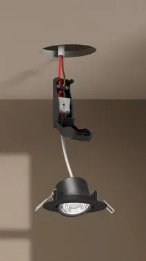 Philips Cilantro indbygningsspot 5W sort dæmpbar