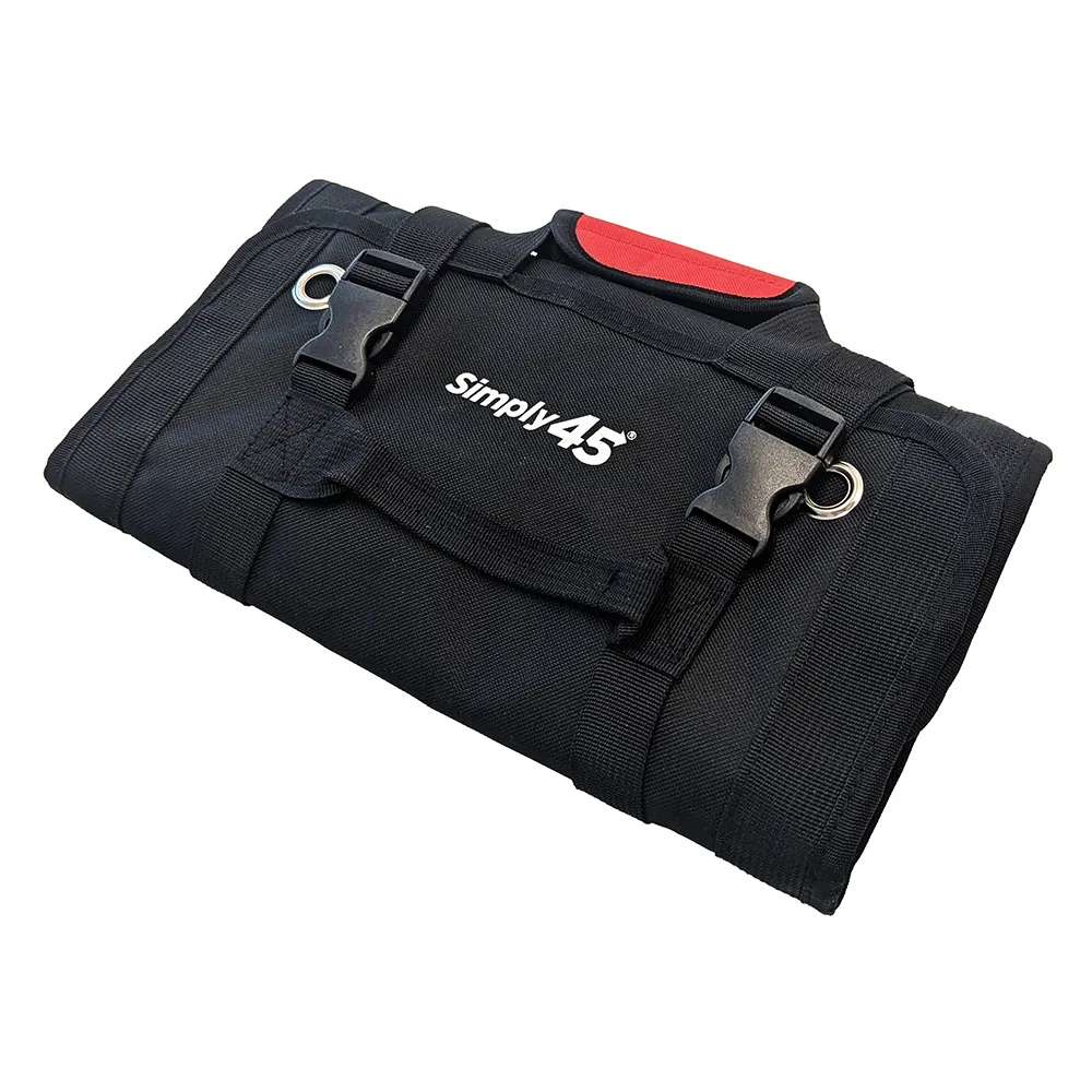 Simply45 Heavy duty værktøjstaske roll-up 5 lommer