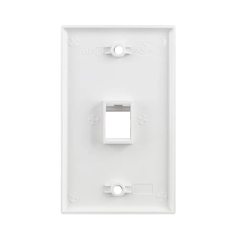 Simply45 S45-3201W keystone vægplade 1 port hvid