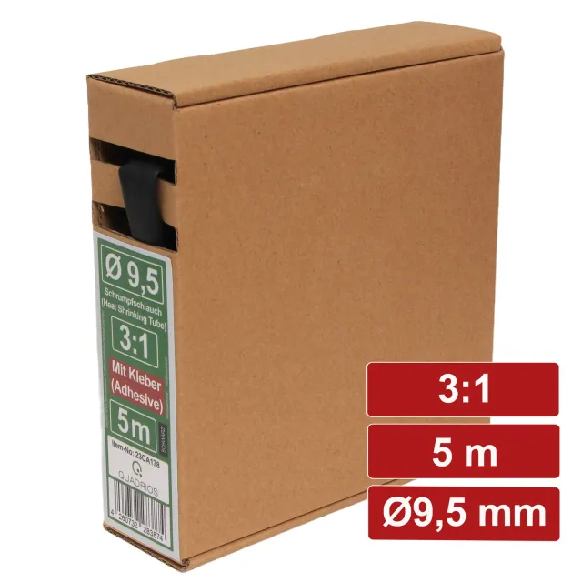 Electronic Garage EG 23CA178 krympeslange 9,5 mm 5 m sort