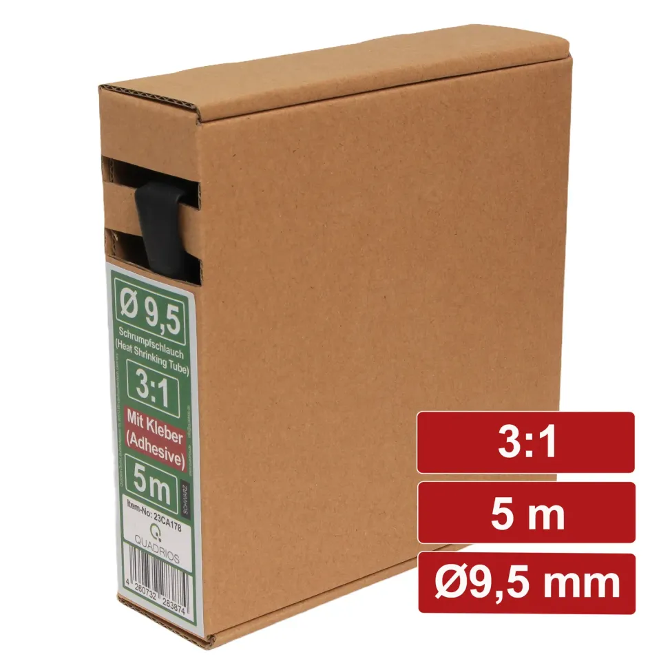 Electronic Garage EG 23CA178 krympeslange 9,5 mm 5 m sort