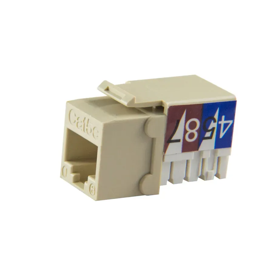 Simply45 101-IV keystone jack Cat5e elfenben