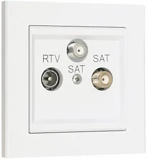 Optima antenneudtag TV/2xSAT 75 ohm
