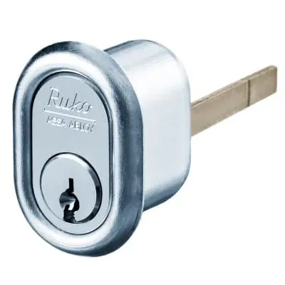 RB2601 låsecylinder krom med tilbehør