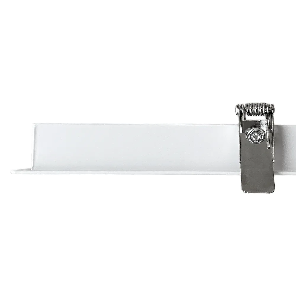 EL-Grossisten 60x60 indbygningsramme Troldtekt hvid LED