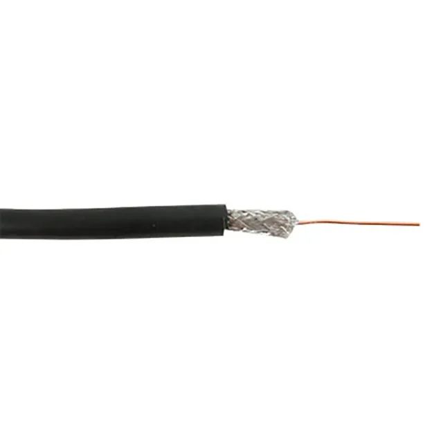 Simply45 RG6/UQ-CCS-BK-SPL koaksialkabel 305m sort quad