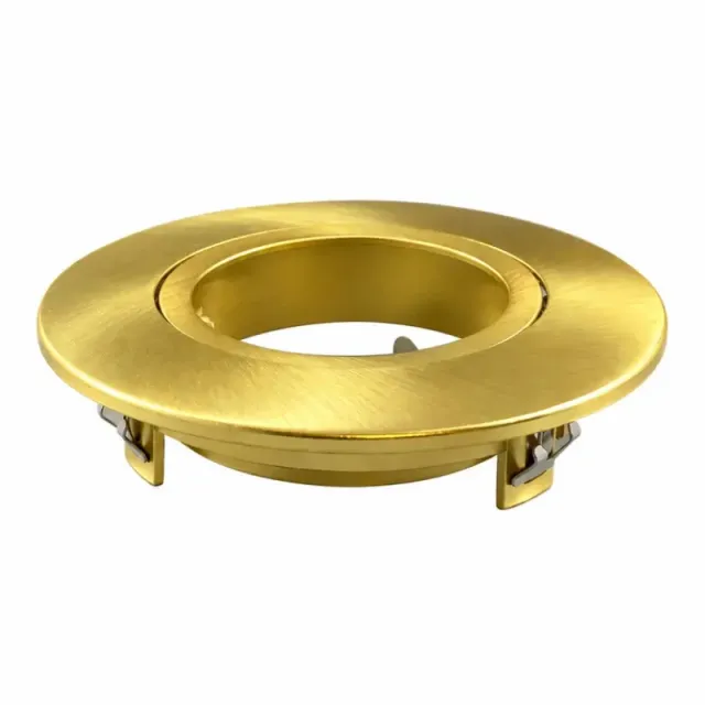 Daxtor Easy 2-Install GU10 downlightfront satin guld