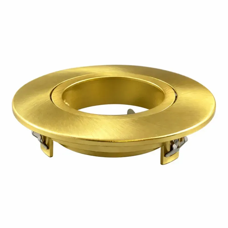 Daxtor Easy 2-Install GU10 downlightfront satin guld