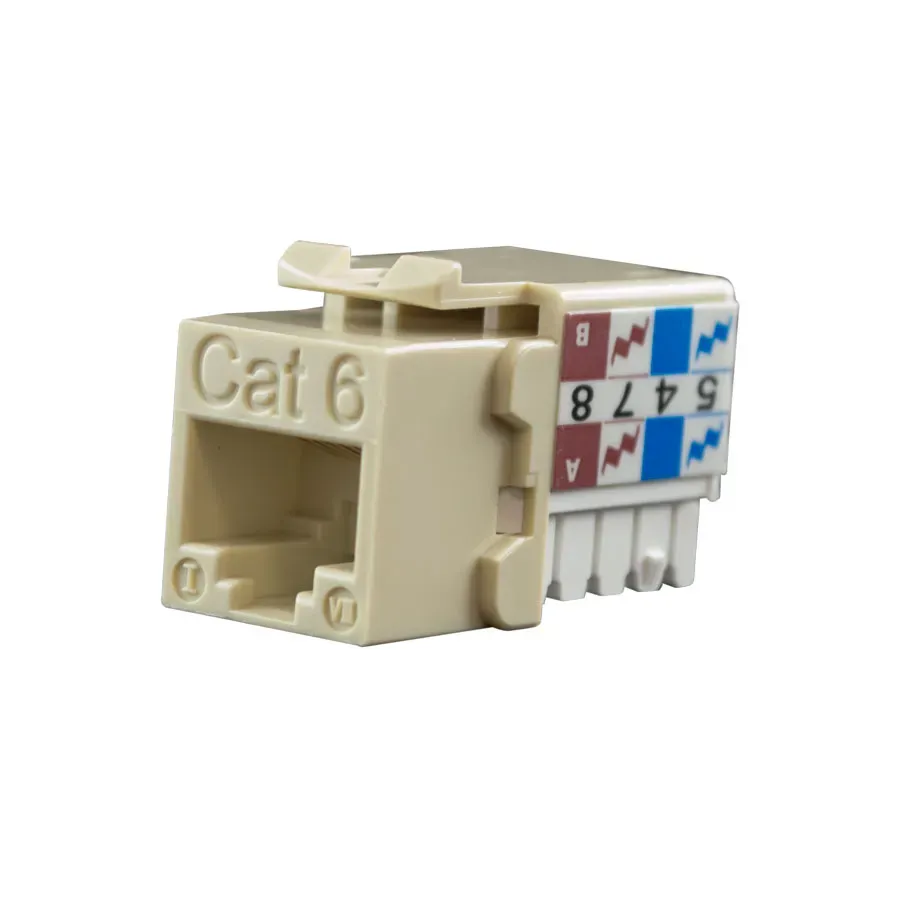Simply45 CAT6-JACK-IV keystone jack Cat6 elfenben 1 stk