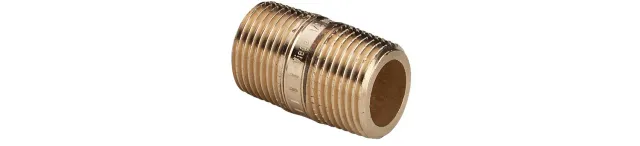 EL-Grossisten Nippelrør 2"x70 mm Rødgods Silicium Bronze