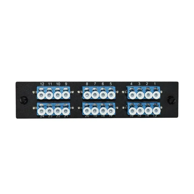 Simply45 F-LGXP-SMLC12 fiber adapterplade 12x LC duplex OS2