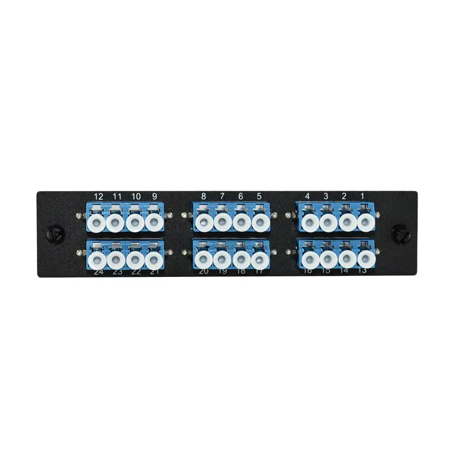 Simply45 F-LGXP-SMLC12 fiber adapterplade 12x LC duplex OS2