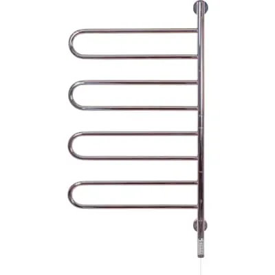 Curvo håndklædetørrer 1025x545 mm 4 arme poleret 70W