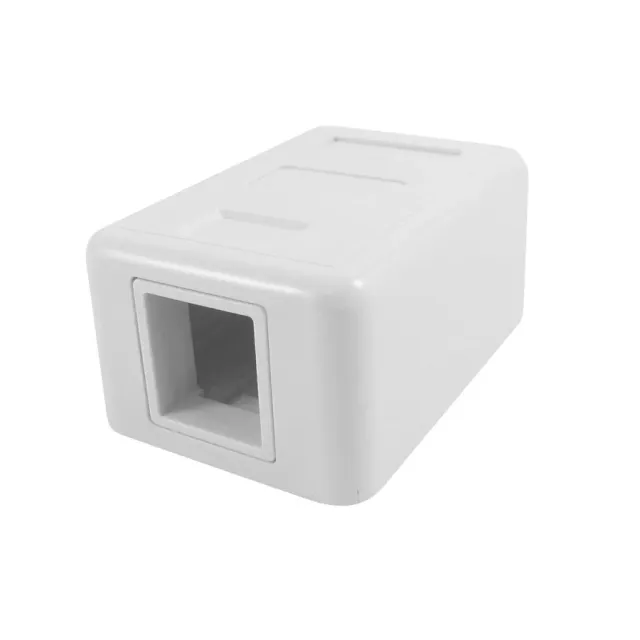 Simply45 212-WT udtag hvid 1-port Cat5e/Cat6