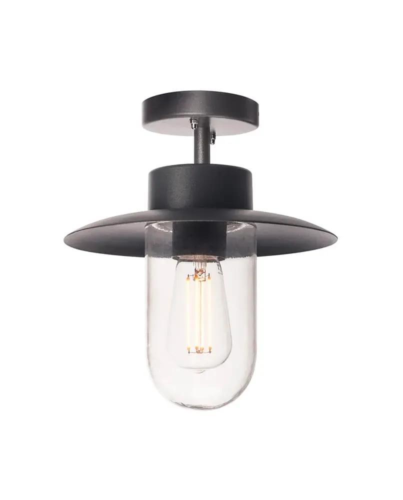 MOLAT loftlampe E27 IP44 udendørslampe antracit