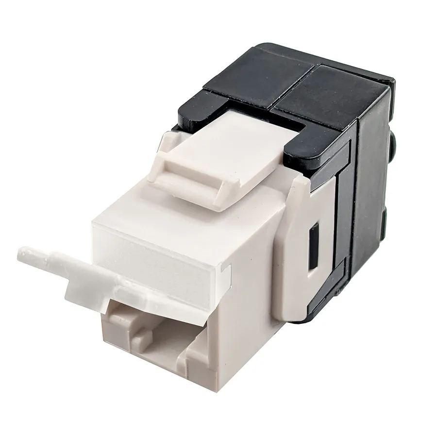 Simply45 KJ180U-C5E-WT keystone jack CAT5 hvid
