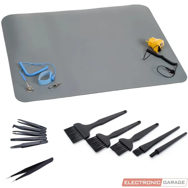 Electronic Garage Big ESD måtte sæt 60x40 cm komplet