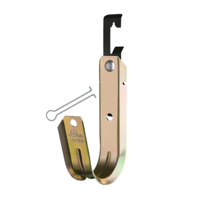 Simply45 Batwing J-Hook kabelkrog 2" stål 10 stk