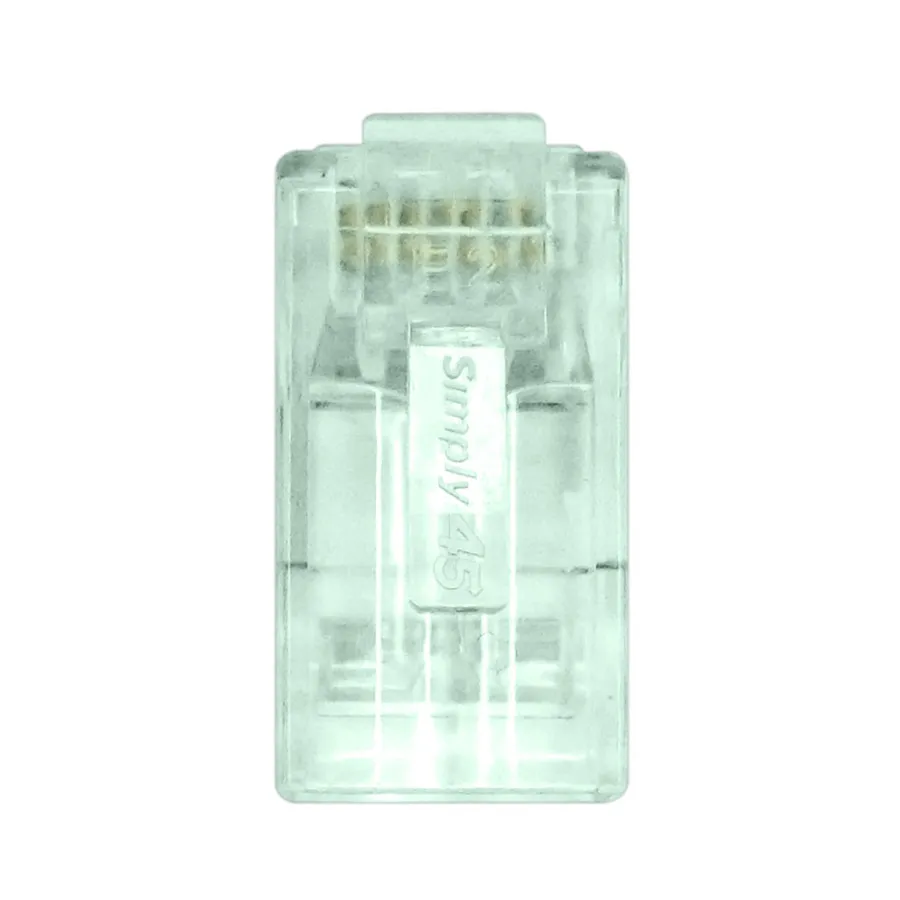 Simply45 S45-1601P RJ45-stik Cat6 50 stk pass-through