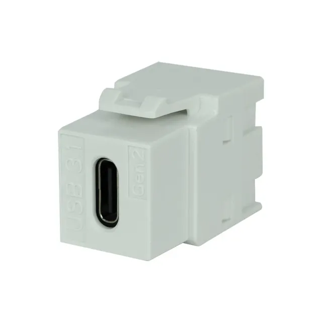 Simply45 USB-C keystone adapter hvid USB 3.1 Gen2