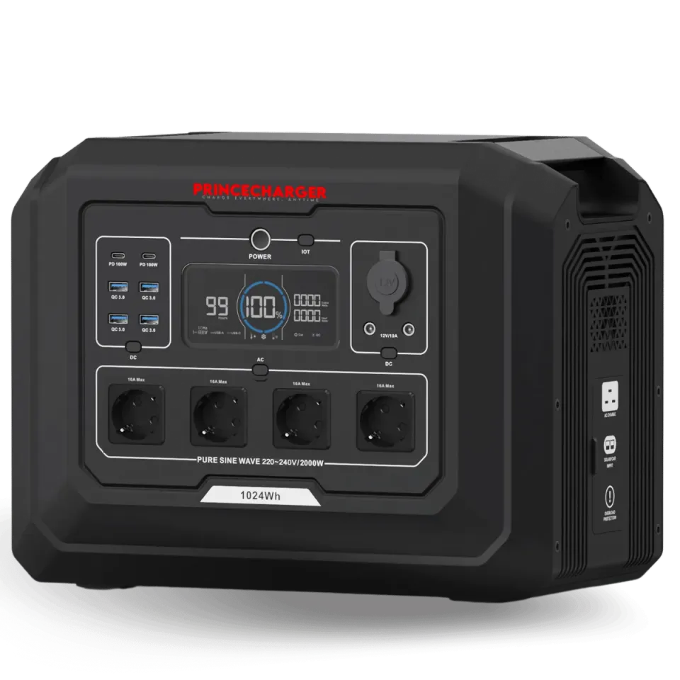 PrinceCharger PPS-2000W powerstation 1024Wh 2000W
