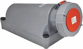 Vægudtag 125A 3P+N+J 400V 6H IP67 120x120