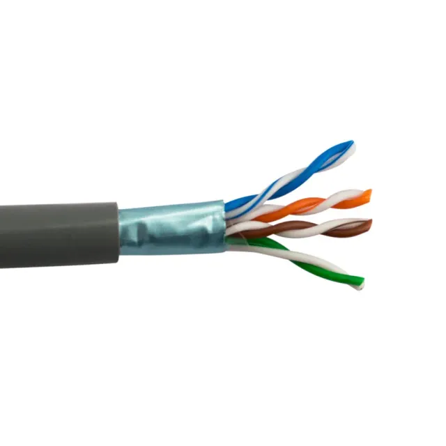 Simply45 CAT5E-SH-GY-D netværkskabel 305m grå skærmet