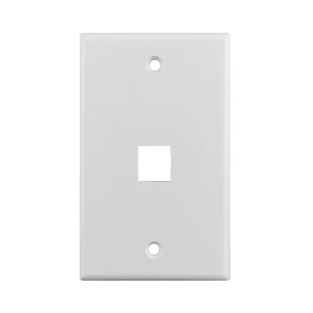 Simply45 S45-3201W keystone vægplade 1 port hvid
