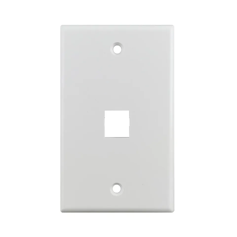 Simply45 S45-3201W keystone vægplade 1 port hvid