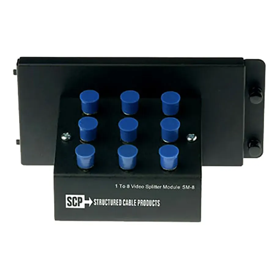 Simply45 SM-8 video fordeler modul 8-vejs antenne